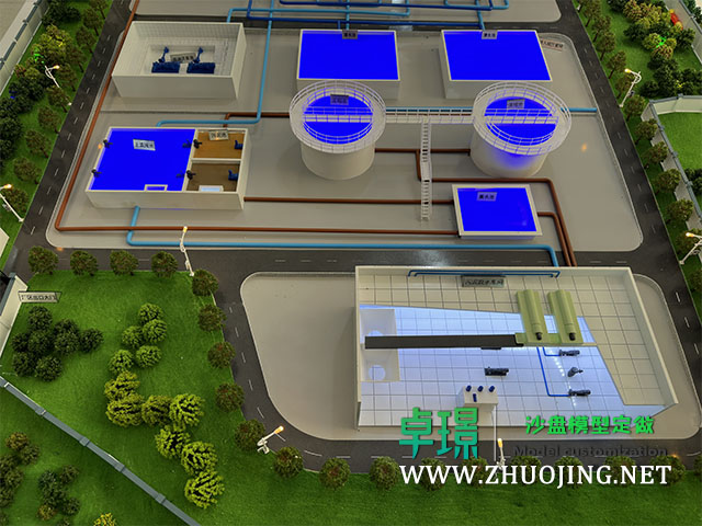 污泥污水处理厂沙盘模型制作厂家案例